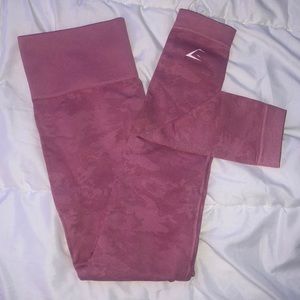 Gymshark Pink Camo Seamless